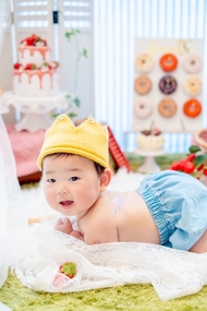 Fun Fen Fantベイサイド迎賓館和歌山でのベビーペイント撮影写真